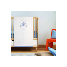 Pierre Cardin Baby2 macis Pierre Cardin gyerek takaró Fehér/kék 110x140 cm - 600 g/m2 lakástextília