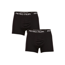Pietro Filipi 2PACK férfi boxeralsó Pietro Filipi golyó tartó fekete (2BCL002) L