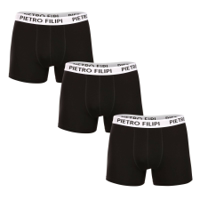 Pietro Filipi 3PACK Férfi boxeralsó Pietro Filipi fekete (3BCL003) L férfi alsó