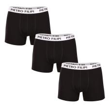Pietro Filipi 3PACK Férfi boxeralsó Pietro Filipi fekete (3BCL003) M férfi alsó