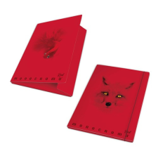 PIGNA Gumis mappa karton Pigna Monocromo Red A/4 mappa