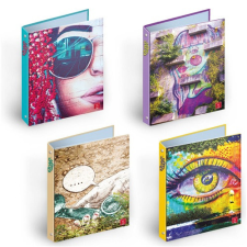 PIGNA Gyűrűs könyv Pigna Road Art A/4 4 gyűrűs 30 mm gerinccel gyűrűskönyv