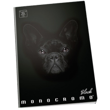 PIGNA Monocromo Black 42lapos A5 vonalas füzet (P1111-0523) füzet