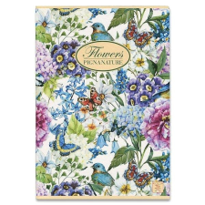 PIGNA Nature Flowers A4 varrott, sima füzet