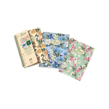 PIGNA nature flowers a5 60lapos kockás spirálfüzet füzet