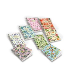 PIGNA Nature Flowers A5 60lapos vonalas spirálfüzet füzet