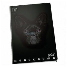 PIGNA Notesz Pigna Moncromo Black Dog A/5, vonalas füzet