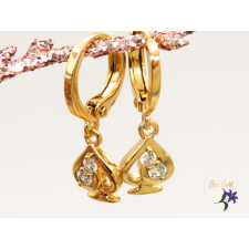  Pikk  antiallergén PIKK  csüngős fülbevaló 18K fülbevaló