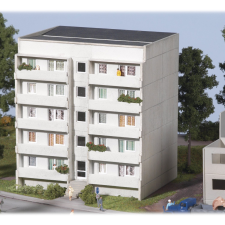 Piko Authentic Edition panelház - 61146 H0 1:87 méretarány makett