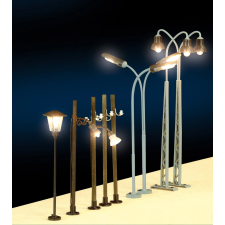  Piko Fa oszlopos lámpatest (LED), egyizzós - 55750 kisvasút