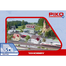 Piko Hobby építőkészlet Village 5 részes - 61925 H0 1:87 méretarány makett