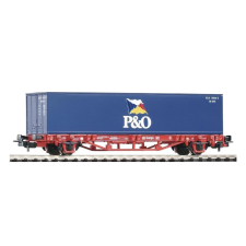 Piko teherkocsi Lgs579 P&O konténerrel - DB AG vágány