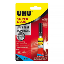 Pillanatragasztó UHU Super Glue Jumbo 3 gr ragasztó