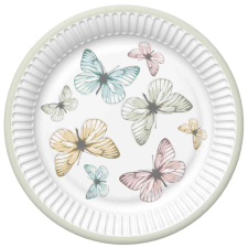 Pillangó Light papírtányér 8 db-os 18 cm party kellék