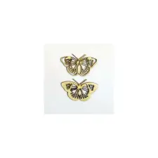  Pillangók, 2db/cs. Mérete: 5,5x3,3 cm dekorációs kellék