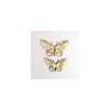  Pillangók 2db/cs. Mérete: nagy:4,5x4,5 cm, kicsi: 3x4 cm