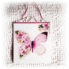  Pillangós falikép. Mérete: 147x185 mm dekorációs kellék