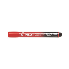 Pilot Alkoholos marker PILOT 100 kerek piros filctoll, marker