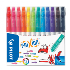 Pilot Fixy Frixion Colors, készlet, 12 szín, törölhető iskolai kiegészítő