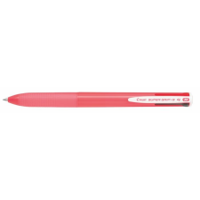 Pilot Golyóstoll, 0,27 mm, nyomógombos, négyszínű, PILOT &quot;Super Grip G&quot;, rózsaszín toll