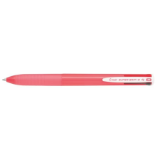 Pilot Golyóstoll, 0,27 mm, nyomógombos, négyszínű, PILOT "Super Grip G", rózsaszín toll