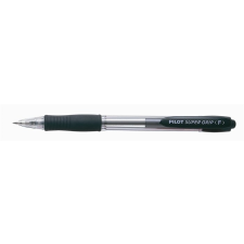Pilot Golyóstoll, 0,27 mm, nyomógombos, "Super Grip", fekete toll