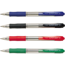 Pilot Golyóstoll 0,7 nyomógombos Super Grip Fine Pilot, írásszín zöld toll