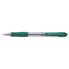 Pilot Golyóstoll pilot super grip ball point pen fine nyomógombos zöld toll