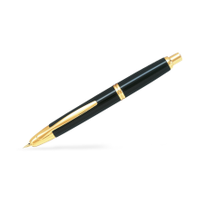 PILOT Magyarországi Fióktelepe Pilot CAPLESS GOLDEN ACCENTS töltőtoll, FEKETE - (M) heggyel (web) toll