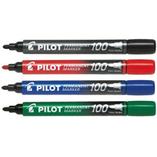 Pilot Permanent Marker 100 1mm - 4 színű szett filctoll, marker