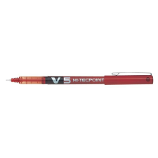 Pilot Rollertoll, 0,3 mm, tűhegyű, PILOT "Hi-Tecpoint V5", piros toll
