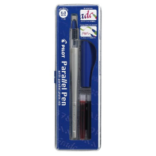 Pilot Töltőtoll, 0,5-6 mm, kék kupak, PILOT "Parallel Pen" toll