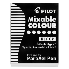  PILOT Töltőtoll patron, PILOT &quot;Parallel Pen&quot;, fekete tollbetét
