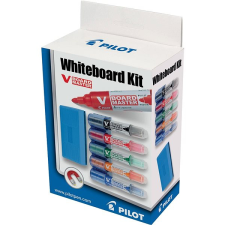 Pilot V-Board Master 5 darabos marker készlet + tartó + kék szivacs filctoll, marker