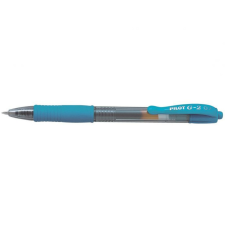 Pilot Zselés toll 0,7mm, nyomógombos Pilot G-2, írásszín égszínkék toll