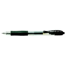 Pilot Zseléstoll, 0,25 mm, nyomógombos, PILOT "G-2", fekete toll
