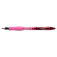Pilot Zseléstoll, 0,32 mm, nyomógombos, PILOT G-2 Pink Bubble , kék toll