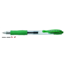 Pilot Zseléstoll, 0,32 mm, nyomógombos, PILOT "G-2", zöld toll