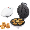 PINGYANG RONGRONG HANDICRAFT FACTORY Elektromos gofrisütő 1200W – mintás sütőlapokkal (állatos, karácsonyi, mosolygós minták)