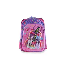  Pink Dombornyomott Gitár Mintás Hátizsák