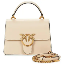 Pinko Válltáskák LOVE ONE TOP HANDLE MINI LIGHT Bézs Egy méret kézitáska és bőrönd