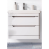 PinoArt SOFT 65 FEHÉR Selyemfényű , Függesztett alsószekrény kerámiamosdóval, készreszerelt , fóliázott, soft-close rendszerű fiókos fürdőszobabútor, Szifonkivágással (65*54*45,5 cm) 0840/13065