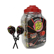 Pinpop nyalóka black cherry - 100x18g csokoládé és édesség