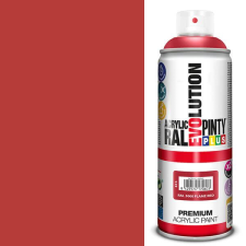 PintyPlus Akrilfesték spray, EVOLUTION fényes, 400 ml - RAL3000 flame red akrilfesték