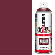 PintyPlus Akrilfesték spray, EVOLUTION fényes, 400 ml - RAL3005 wine red akrilfesték