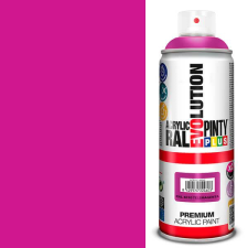 PintyPlus Akrilfesték spray, EVOLUTION fényes, 400 ml - RAL4010 telemagenta akrilfesték