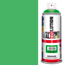 PintyPlus Akrilfesték spray, EVOLUTION fényes, 400 ml - RAL6018 yellow green akrilfesték
