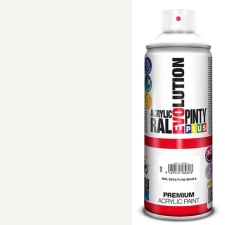 PintyPlus Akrilfesték spray, EVOLUTION fényes, 400 ml - RAL9010 pure white akrilfesték