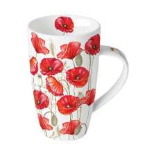  Pipacs mintás porcelán bögre 600ml - Poppy all over bögrék, csészék