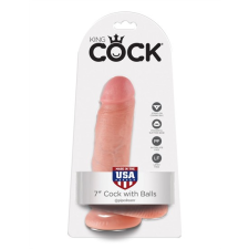 Pipedream 7" Cock with Balls  Light műpénisz, dildó